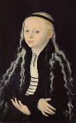 Lucas Cranach Madeleine Luther portrait oil painting artist